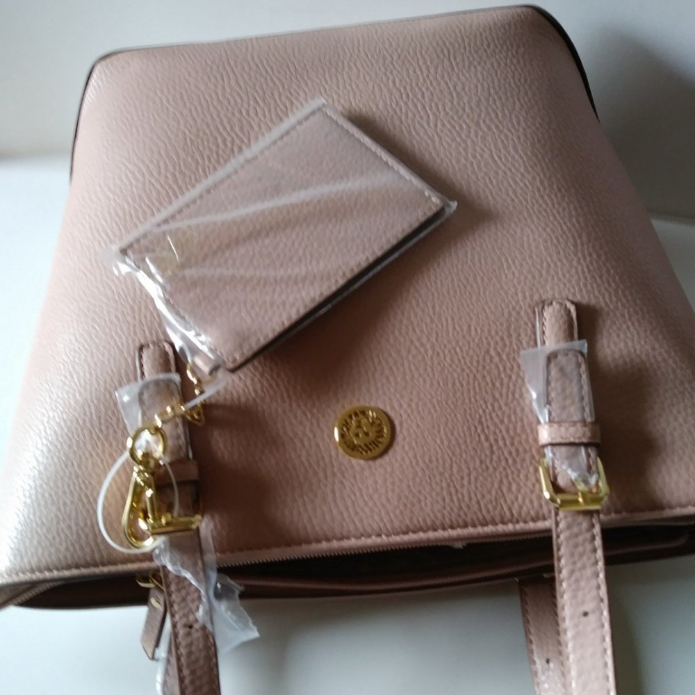 Anne Klein Antique Rose Handbag ID Holder - Picture 6 of 16